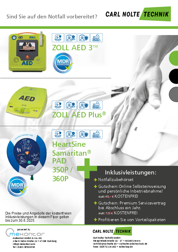 Flyer Aktion Defis