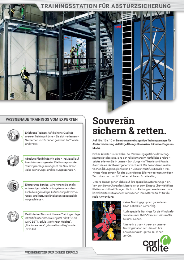 Flyer Multifunktionale Trainingsstation