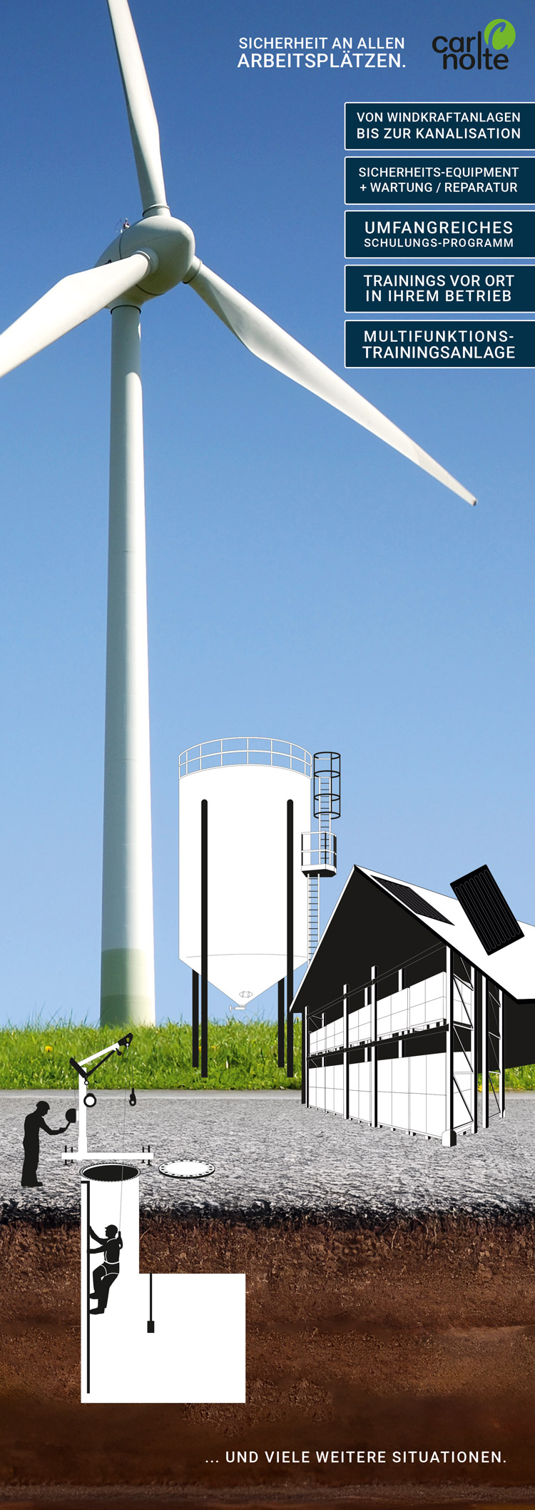 PSAgA: Arbeiten in Höhen und Tiefen