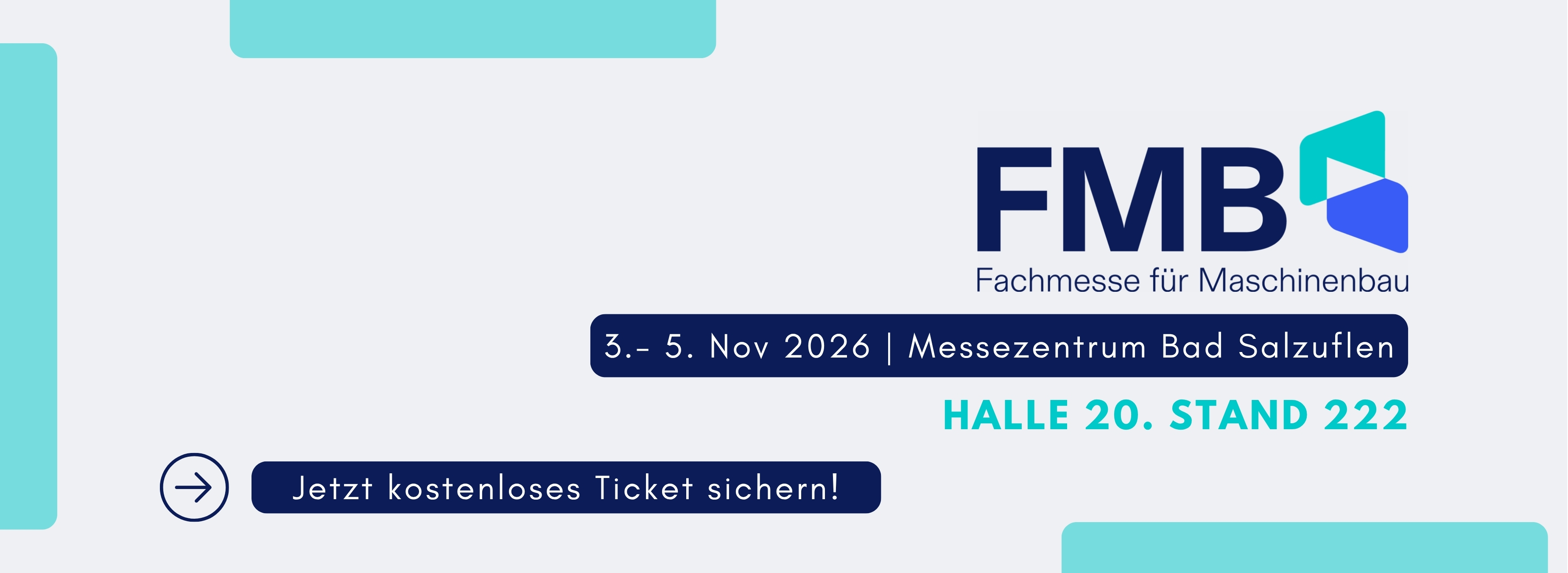 dunkelblauer Hintergrund, zwei Strichzeichungen mit Personen, die Schutzausrüstung tragen bzw. in der Hand halten. Text "aktiv-messe 2026, 22. September" und das Logo der Carl Nolte Technik